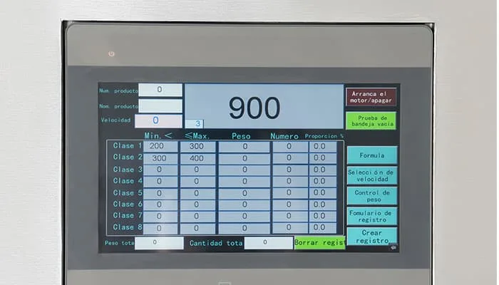 multi parameter sorting capability weight sorting