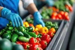 automated vegetable sorting system
