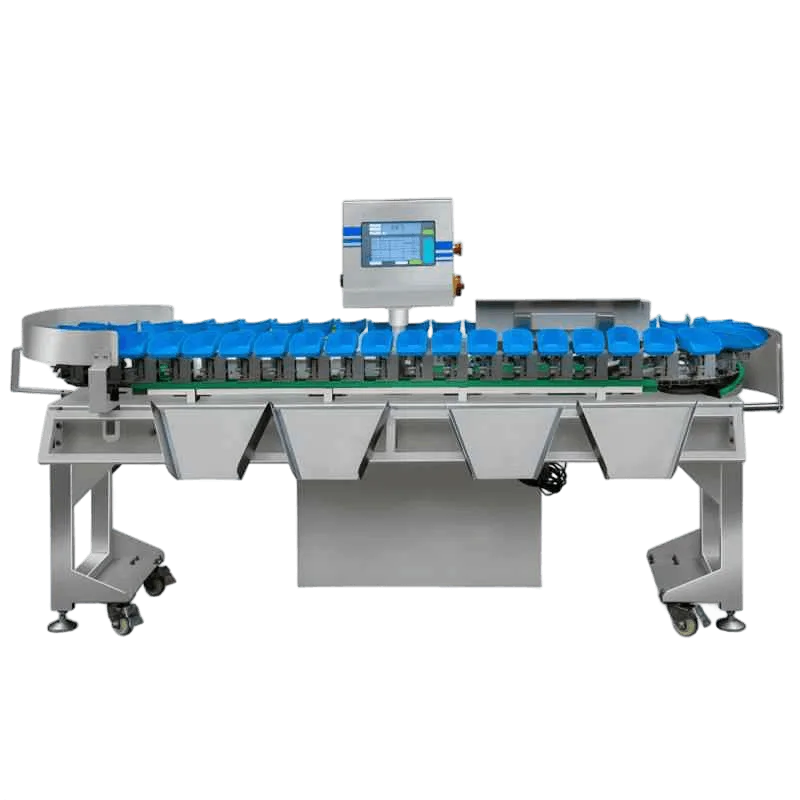 rotating trays weight grader