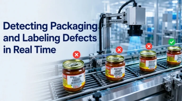 detecting packaging and labeling defects in real time