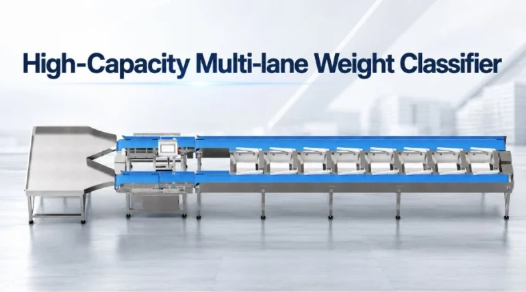 high capacity multi lane weight classifier