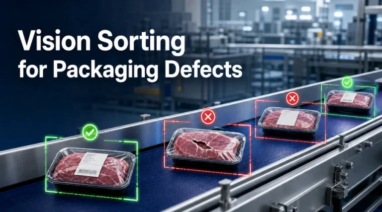 vision sorting for packaging defects