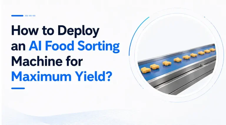how to deploy an ai food sorting machine for maximum yield