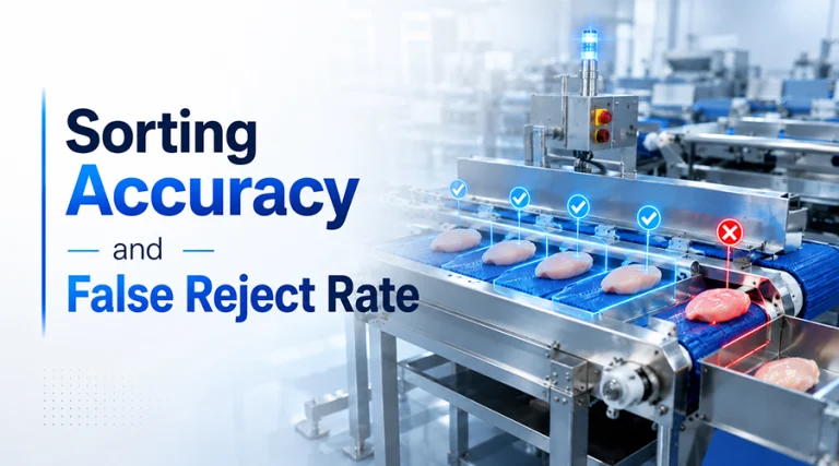 sorting accuracy and false reject rate